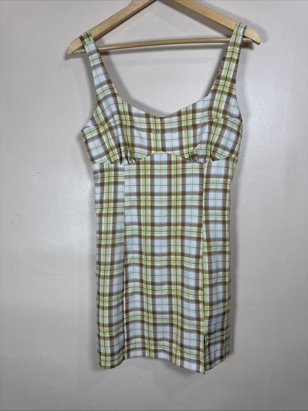 LA Hearts Womens Mini Dress Plaid Clueless 90s Y2K Preppy Babydoll M